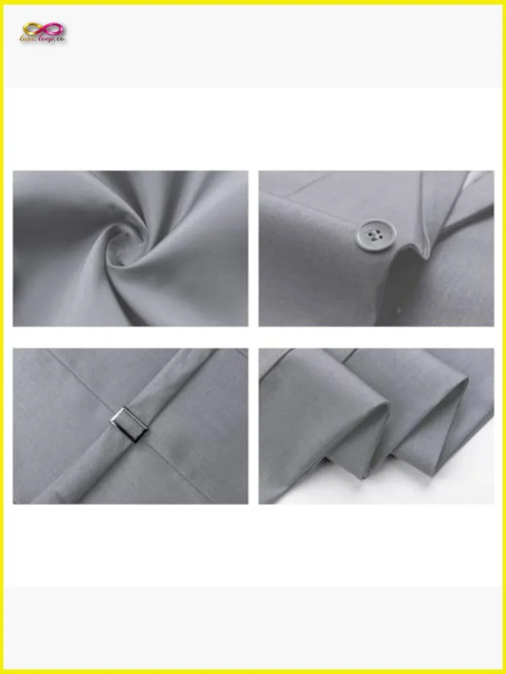 Regular Fit 3-Piece Suit Set Classic Formal Blazer Vest Pants Wedding Prom